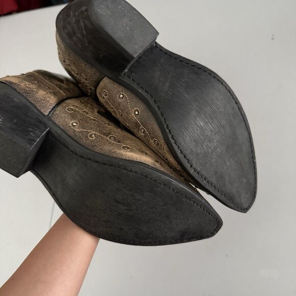 Sterling River Cowgirls SR2032 Leather Brown/Cherry Western 8.5 Womens Rhineston - Picture 7 of 13